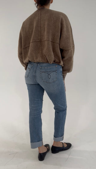 Golden Hour Cuffed Boyfriend Jean by Judy Blue