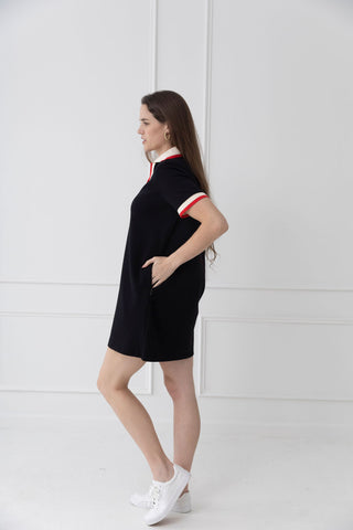 Rodeo Rose Black Dress