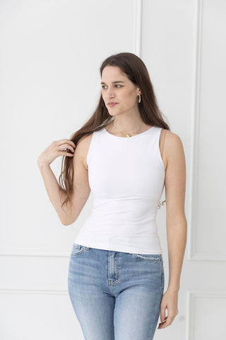 Pontoon Days Boat Neck Tank Top