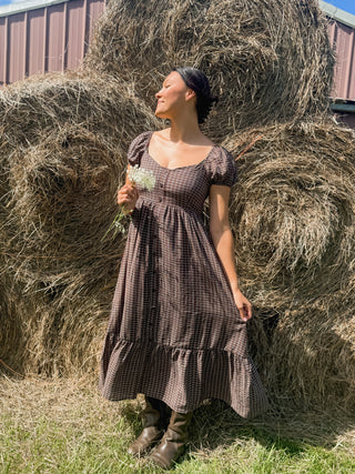 Cider Season Plaid Dress