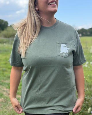 Boo Pocket Tee