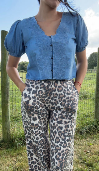 Bluebell Embroidered Blouse