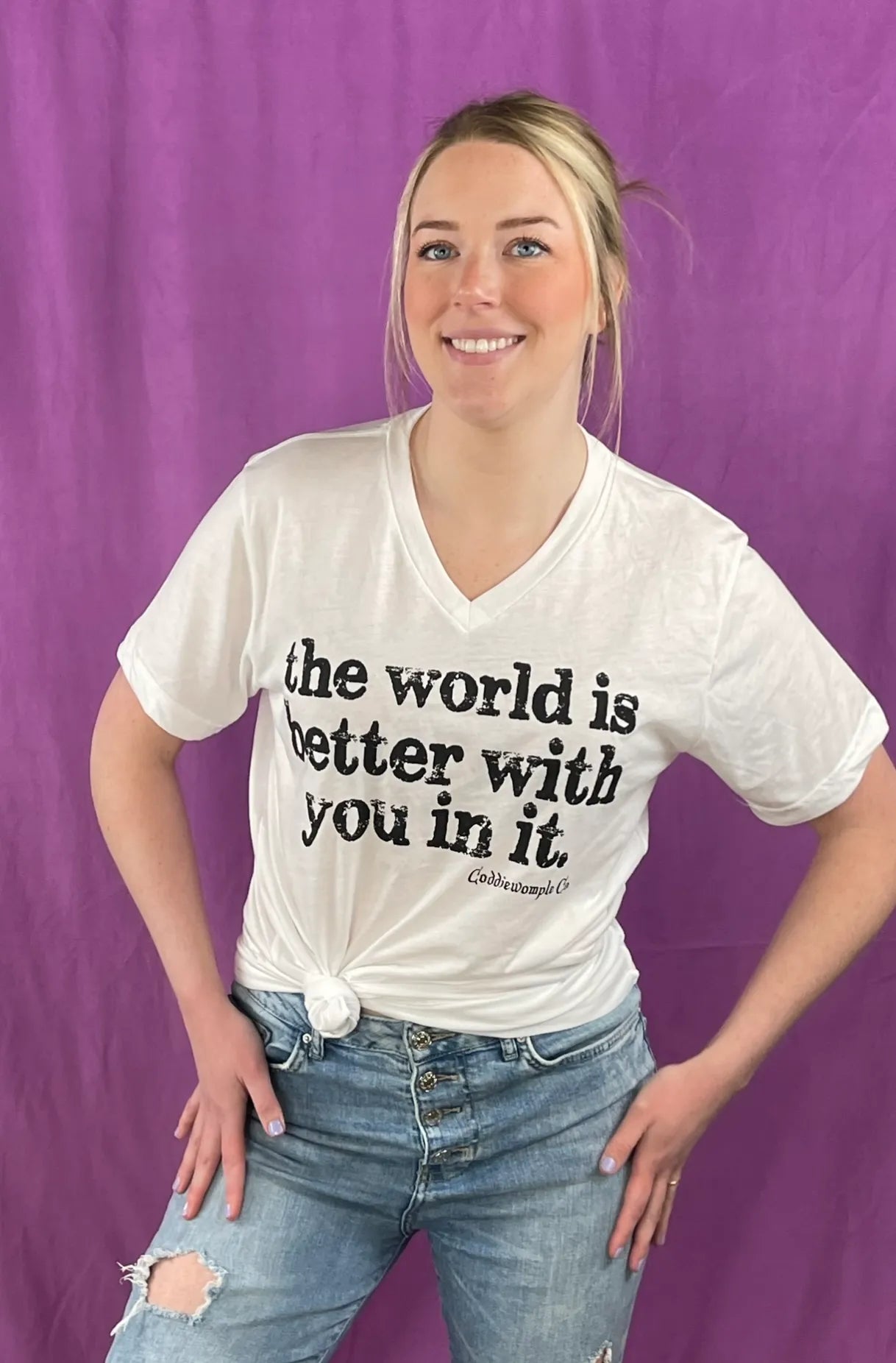 The World is Better With You In It Tee
