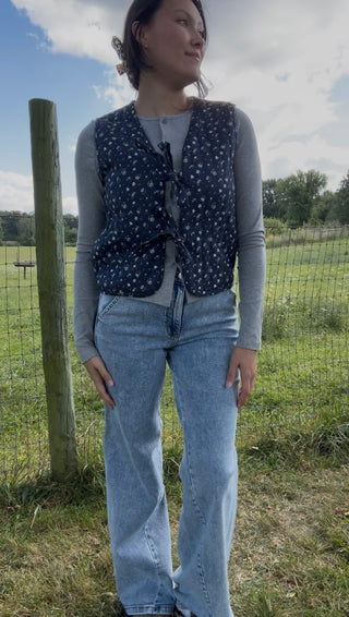Falling For Florals Quilted Vest