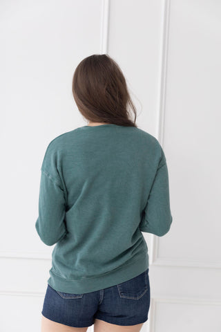 Happy Camper Mineral Wash Sweatshirt