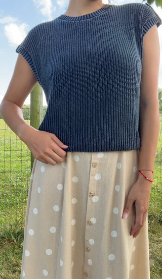 Fireside Button Sweater Vest