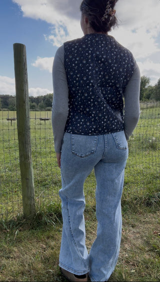 Falling For Florals Quilted Vest