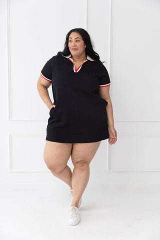 Rodeo Rose Black Dress