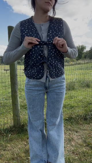Falling For Florals Quilted Vest