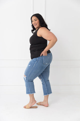 Bluebell Crop Straight By Lovervet by Vervet