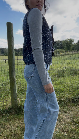 Falling For Florals Quilted Vest