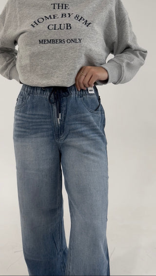 Weekend Ease Drawstring Jean by Judy Blue