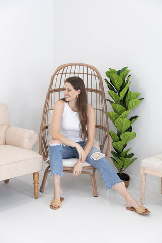 Pontoon Days Boat Neck Tank Top