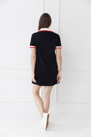 Rodeo Rose Black Dress