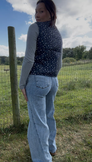 Falling For Florals Quilted Vest