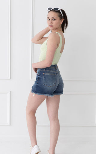 Iconic 2 Button Shorts by Judy Blue