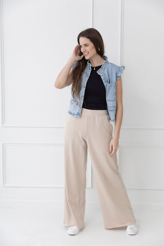 Glory Days Wide Leg Sweatpants