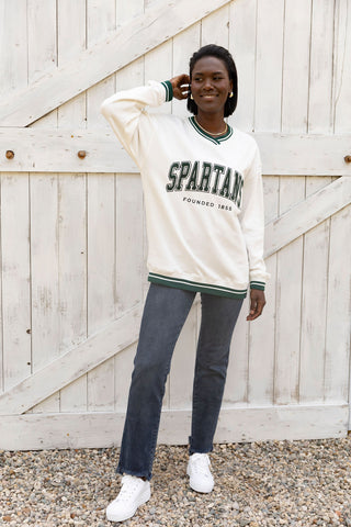 MSU Spartans vintage sweatshirt long sleeve