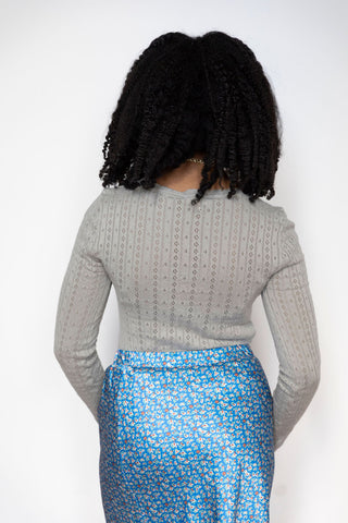 Meadow Eyelet Long Sleeve - Sage