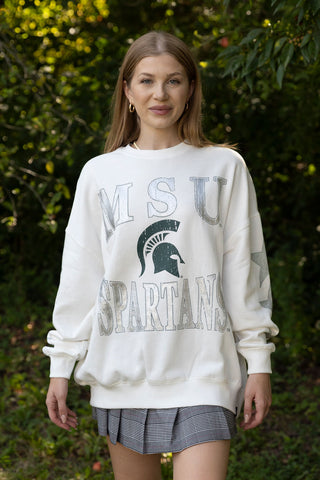 MSU Spartans Michigan state sweatshirt Oh my stars