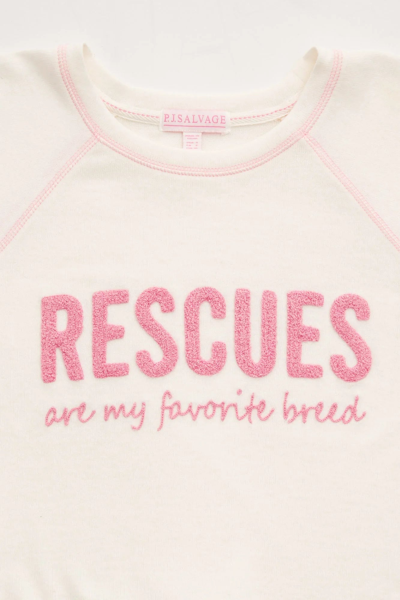 PJ SALVAGE - Rescues are My Favorite Breed Lounge Top