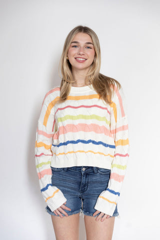 Rainbow Days Sweater