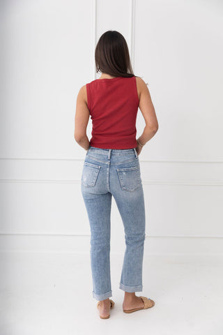 Wild Ride Slim Straight Tummy Control By Lovervet by Vervet