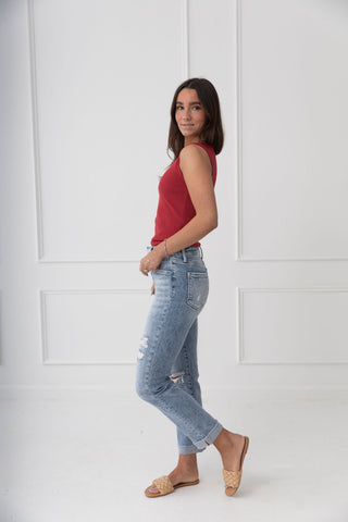 Wild Ride Slim Straight Tummy Control By Lovervet by Vervet