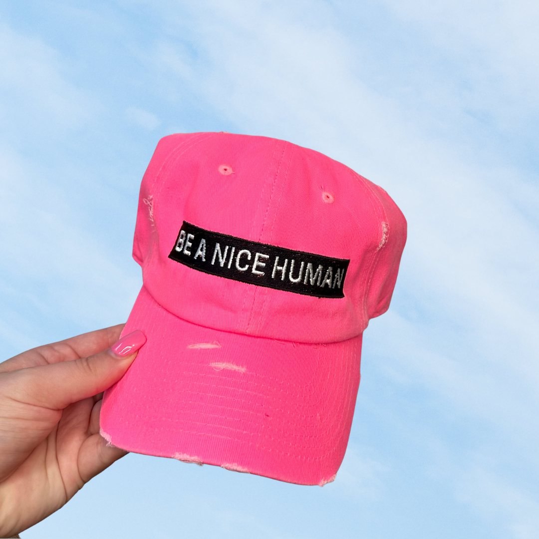 'Be a Nice Human' Hat - Coddiewomple Collection
