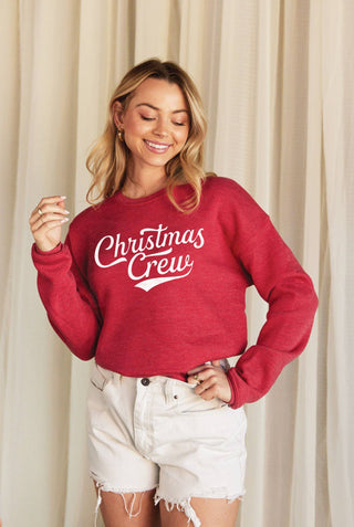 CHRISTMAS CREW Graphic Sweatshirt