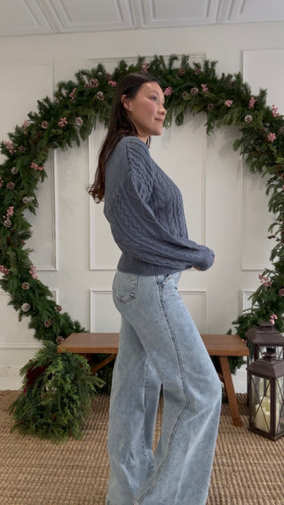 First Frost Sweater - Blue