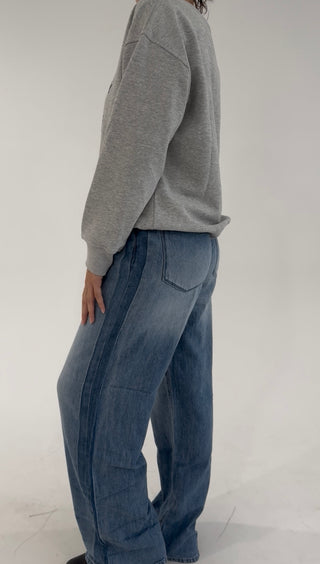 Curfew Queen Crewneck - Grey