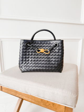 The Icon Braided Basketweave Handbag