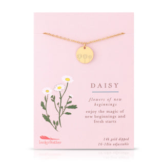 Botanical Gold Dipped Necklaxe