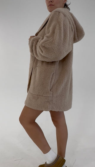 Snuggle Season Cardigan - Taupe