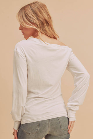 Shadowfax Ruched Knit Top