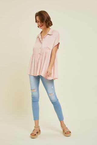 Dolly P Babydoll Blouse