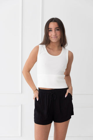 Opal Lane White Tank Top