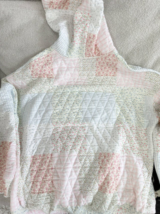 Sweetheart Quilted Pastel Hoodie