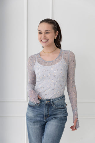 Bluebell Mesh Top