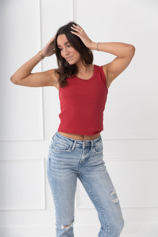 Ruby Lane Red Tank Top