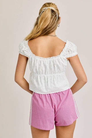 Summers Are For the Girls Eyelet Top