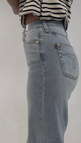 Skyline High Waist Retro Wide Leg Jean By Judy Blue