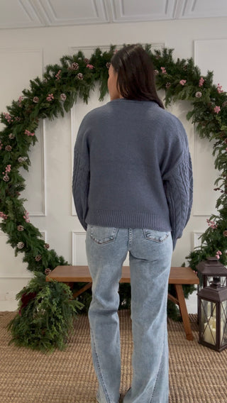 First Frost Sweater - Blue