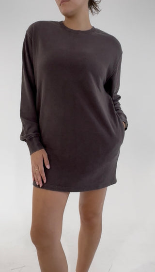 Lounge and Go Dress - Gray