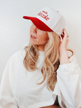 I Need a Diet Coke Embroidered Trucker Hat