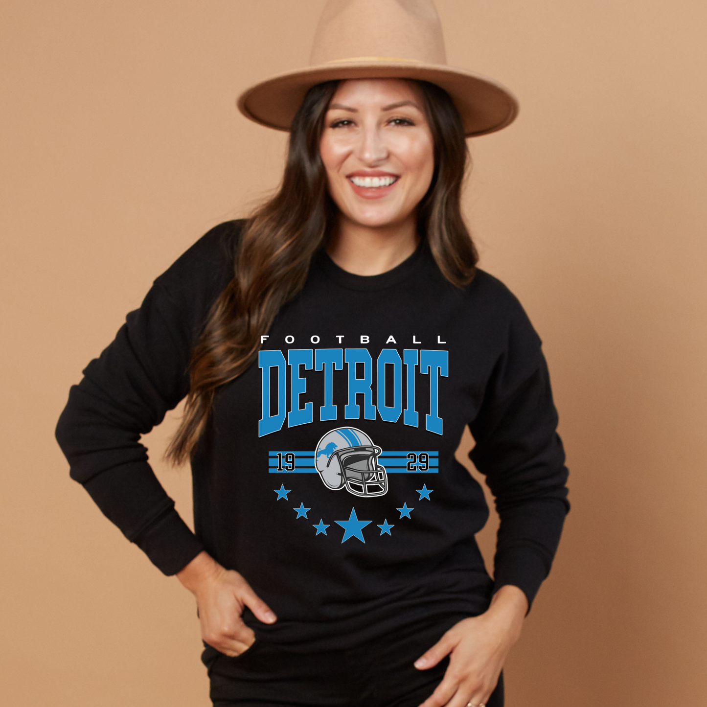 Vintage detroit 2025 lions crewneck