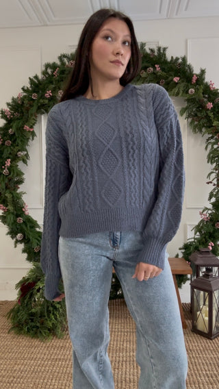 First Frost Sweater - Blue