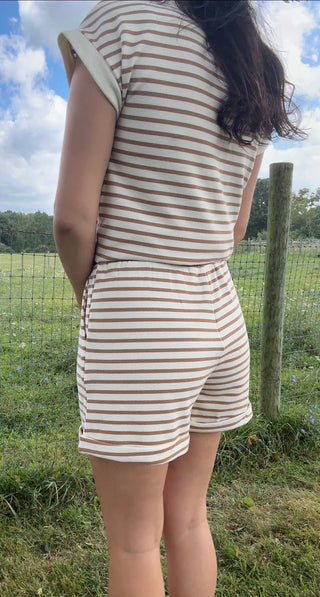 Pumpkin Patch Stripe Shorts