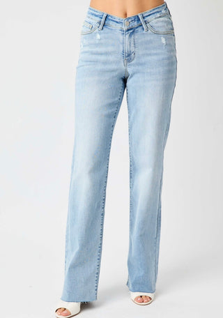 Judy Blue Annie Oakley Straight Jeans